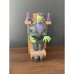 Vtg 1990s Frankenstein Monster Trendmasters Universal Animated Halloween WORKS!